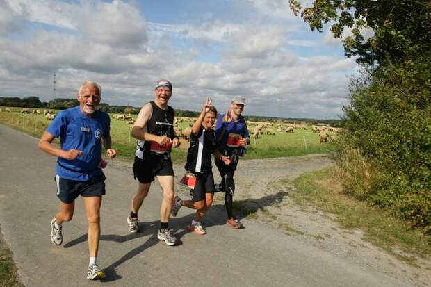 "5 am Tag" Familien-Marathon Welver Strecke