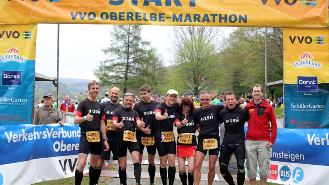 18. Oberelbe-Marathon 2015 Start
