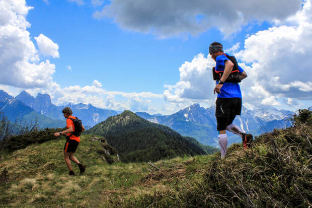 Abwechslungsreiche Berglandschaften beim Dolomiti Extreme Trail