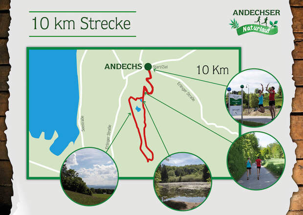 Andechser Naturlauf 2017 Streckenbeschreibung 10 km
