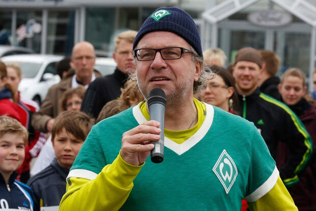 Auch Stolli (Stadionsprecher Werder Bremen) engagiert sich für den Achimer Inklusionslauf