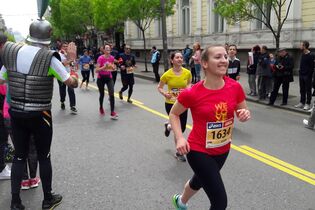 Belgrad-Marathon: Kurz vor dem Ziel