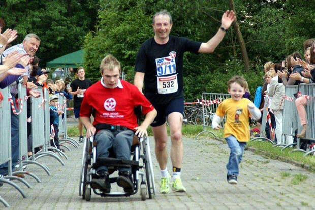 Bernd Buchwald, Initiator der Laufplattform www.laufen-os.de, leistete einen tollen Beitrag zur Inklusion