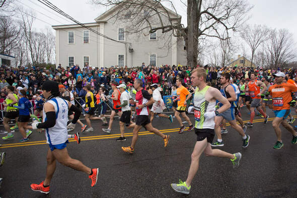 Boston Marathon Zuschauer 2015