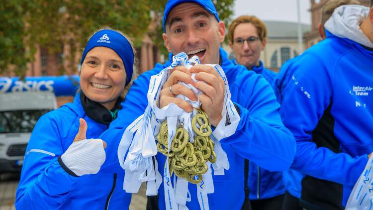 Brezel- und Struwwelpeterlauf beim Frankfurt-Marathon 2019