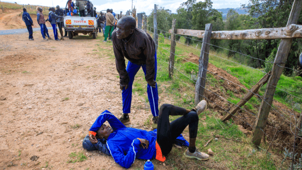 Brigid Kosgei im Trainingscamp in Kapsait