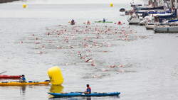 City Triathlon in Bremen 2018 Schwimmen