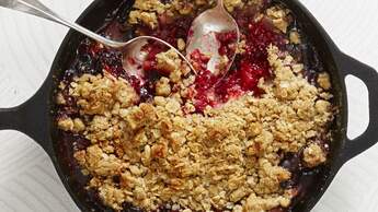 Crumble in der Pfanne