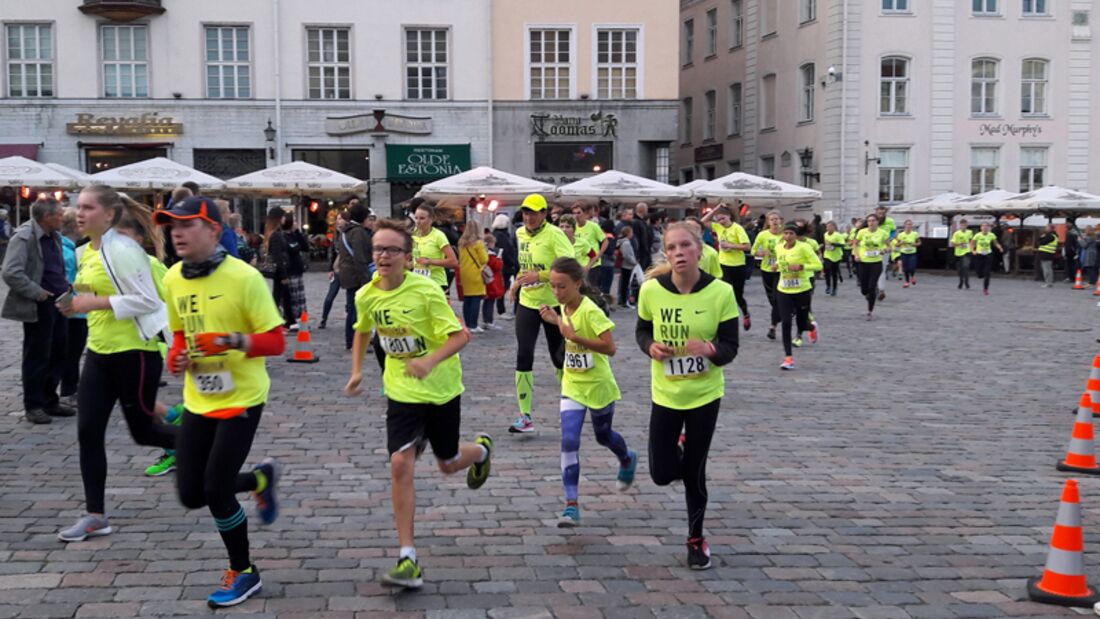Der Tallinn-Marathon ist eine der größten Sportveranstaltungen im Baltikum.