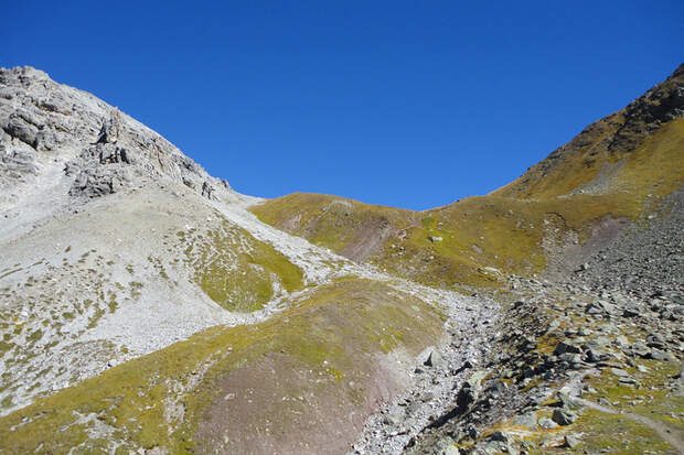 Die Strecke des Arosa Trailrun führt teilweise durch hochalpines Gelände.