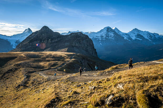 Eiger Ultra Trail Grindelwald Schlussanstieg Faulhorn