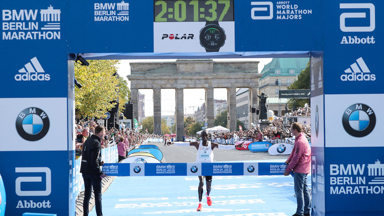 Eliud Kipchoge beim Berlin-Marathon 2018