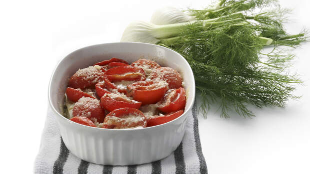 Fenchel-Tomaten-Gratin