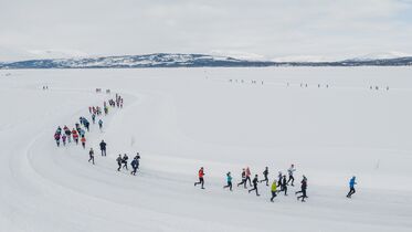 Frozen Lake Marathon in Norwegen