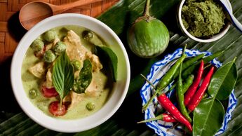 Grünes Thai-Curry mit Huhn