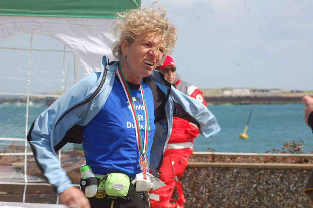 Helgoland-Marathon Siegerin 2012 Antje Möller