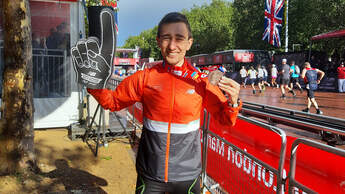 Jonas Müller beim London-Marathon 2021