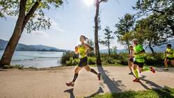 Kärnten läuft: Die Laufstrecke führt direkt am Ufer des Wörthersees entlang.