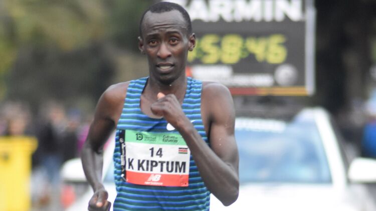 Kelvin Kiptum beim Valencia-Marathon 2022