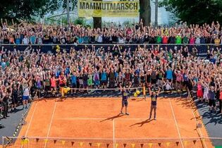 Mammutmarsch Start 2018 in Berlin