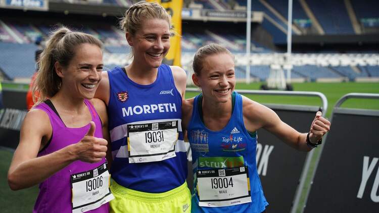 Natalie Wangler beim Women's 10K Edinburgh 2022