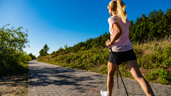Nordic Running: Laufen mit Stöcken
