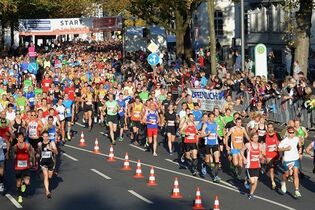 Oldenburg-Marathon: Start auf dem Theaterwall