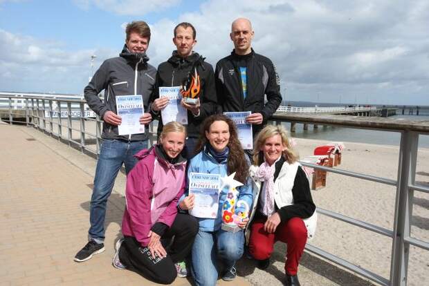 Ostseelauf Timmendorfer Strand: Mannschaftssieger im Halbmarathon
