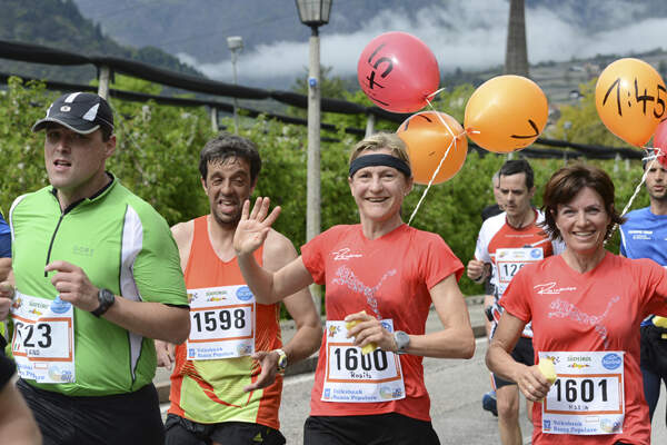 Pacemakerinnen beim Südtiroler Frühlings-Halbmarathon Meran-Algund