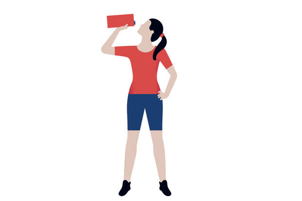 Rote-Beete-Saft trinken