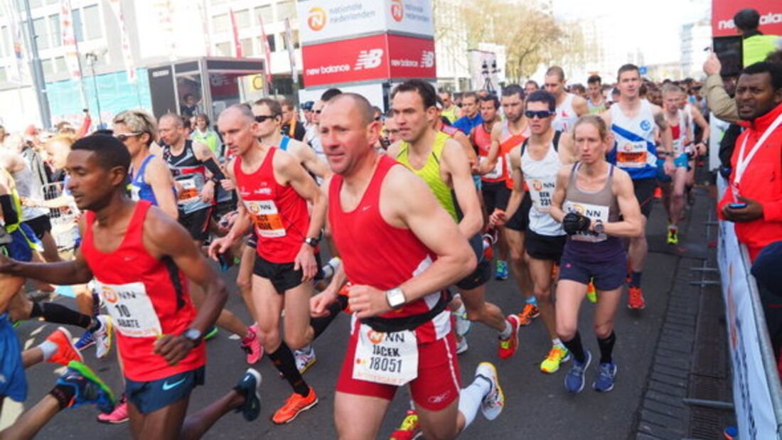 Rotterdam-Marathon Start 2015