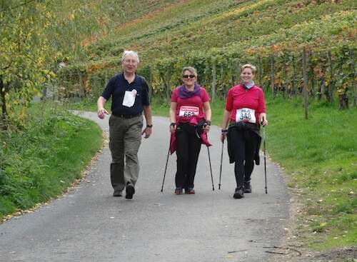 Rotwein-Walking-Ahr: Walker auf der 10 km Strecke