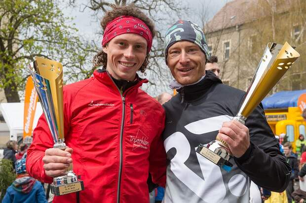 Siegerehrung beim Wilischlauf Dresden