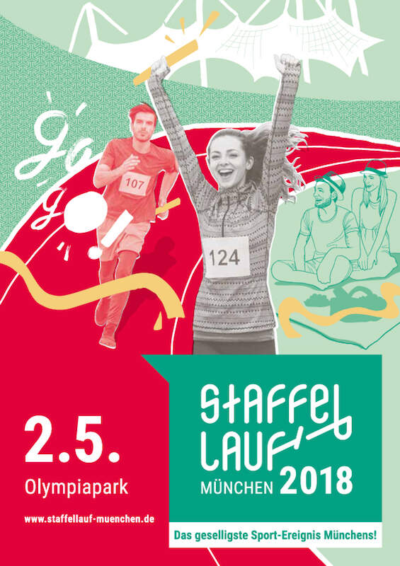 Staffellauf München Poster 2018
