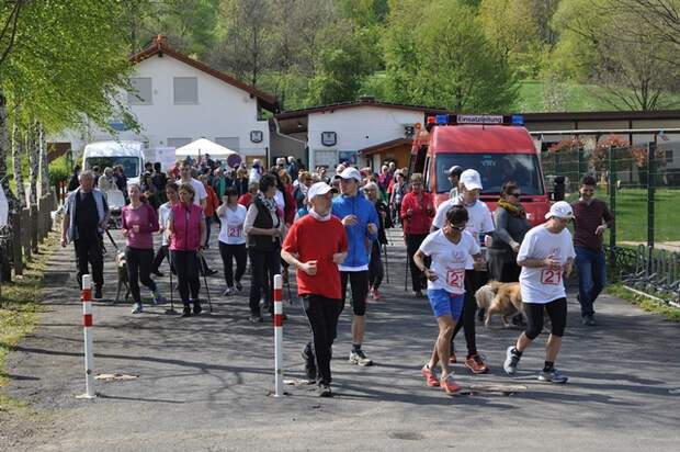 Start zum Biebergemünder Bürgerlauf