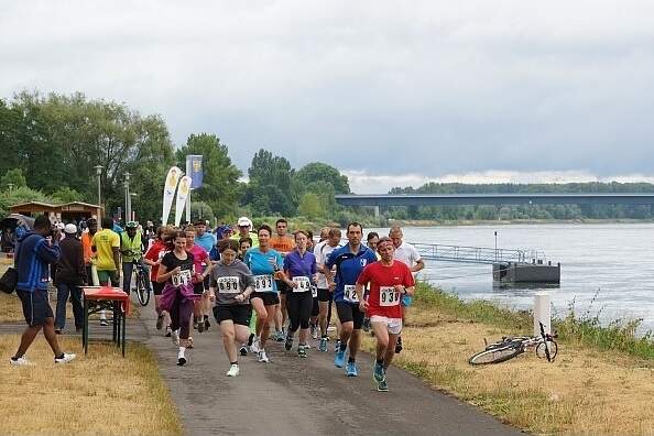 Start zum CCG Rhein-Mini-Marathon
