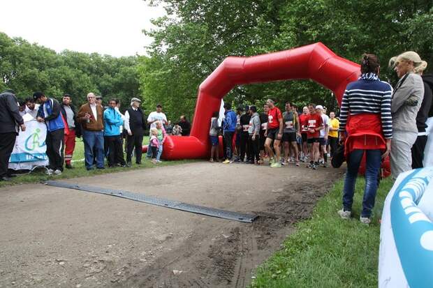 Start zum Charity Walk & Run Köln
