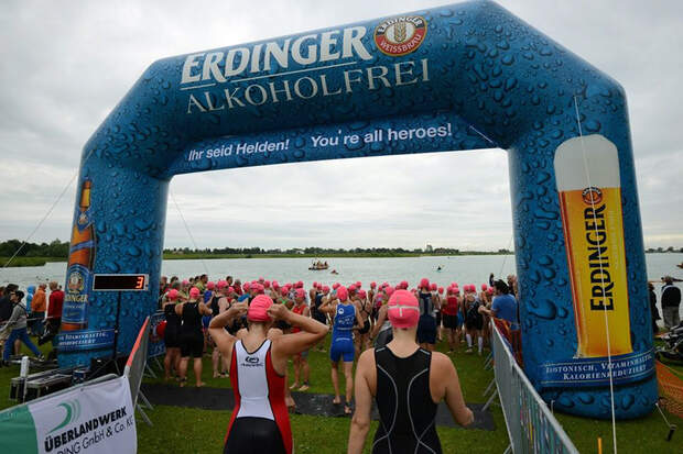 Start zum Erdinger Stadttriathlon