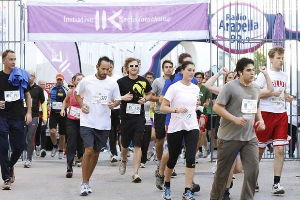 Start zum Krebsforschungslauf Wien