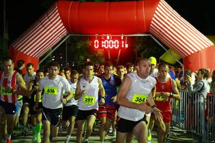 Start zum Nacht-Marathon in Novi Sad