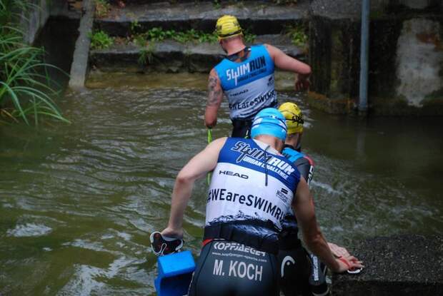 SwimRun Urban Challenge Ingolstadt 2018 Swim