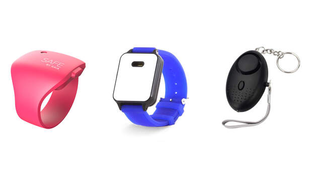 Taschenalarm und Alarm-Armbänder