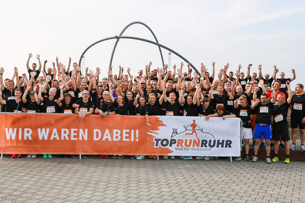 Teamerlebnis beim TopRunRuhr VIACTIV Firmenlauf