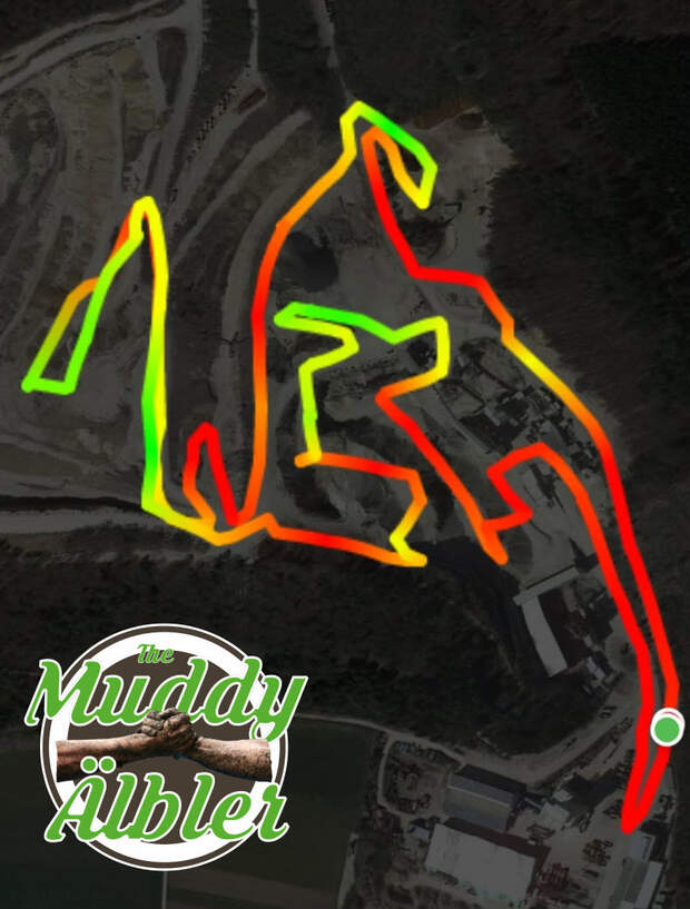 The Muddy Älbler 2019 Strecke