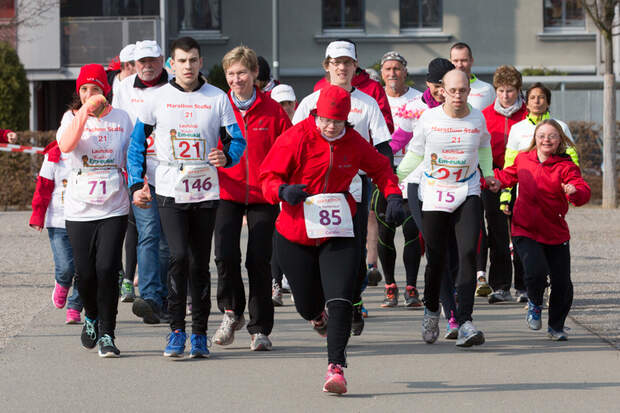 Welt-Down-Syndrom-Tag Marathon Fürth