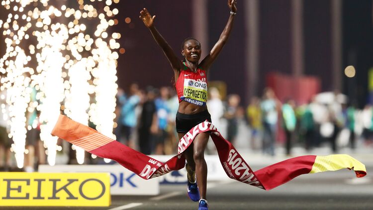 Chepngetich dominierte den WM-Marathon in Doha