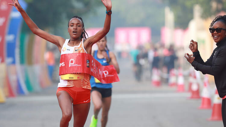 Gemechu gewinnt Neu-Delhi-Halbmarathon