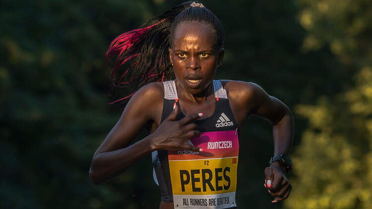 Peres Jepchirchir läuft "Women Only World Record“